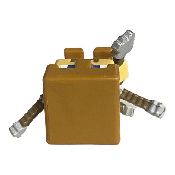 Mattel Minecraft - STEVE Damaged Armor - Mini-Figures - Series 4 - Obsidian - Picture 5 of 9